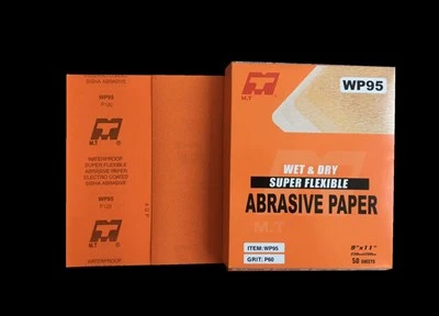 Mokry papier ścierny do samochodów